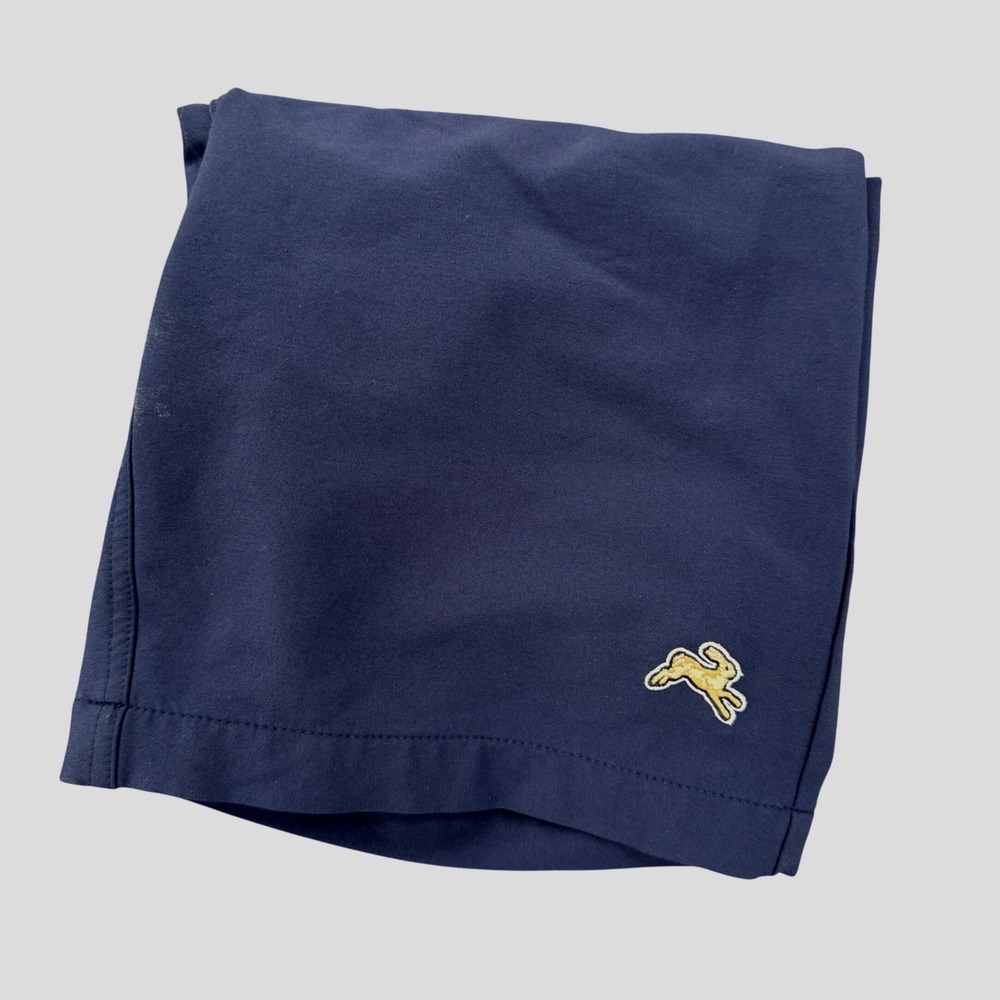 Tracksmith Mens Longfellow Shorts Navy Blue Eliot Stretch Water Repellent Sz 31